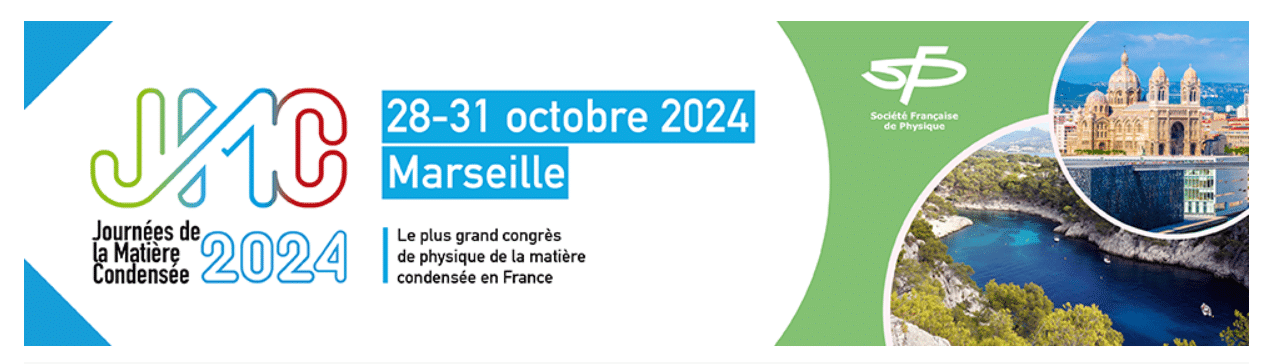 19èmes Journées de la matière condensée 2024