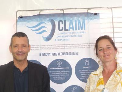 Richard Sempéré & Mélilotus au stand CLAIM H2020